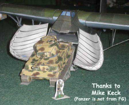 Me-321 loading Panzer Tank