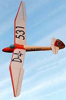 Legendary Minimoa 1930s Sailplane paper cardmodel