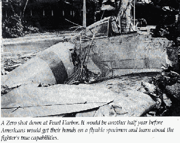 Crash of a Mitsubishi Zero.