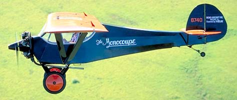 Monocoupe flying