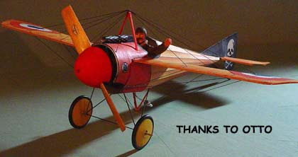 Paper model of the Morane-Saulnier Bullet airplane