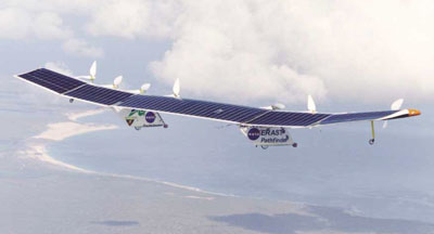 NASA Pathfinder Plus in flight