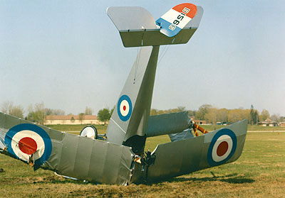 Nieuport 17 Crash