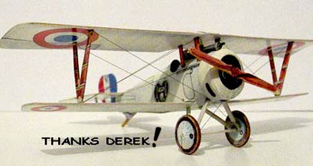 Nieuport 17 paper model