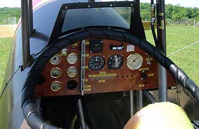 Nieuport 28 cockpit 