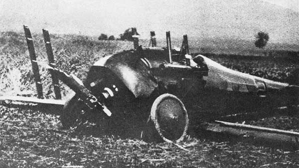 Nieuport 28 Crash