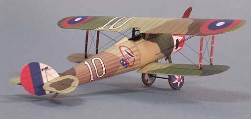 John's Nieuport 28 cardmodel