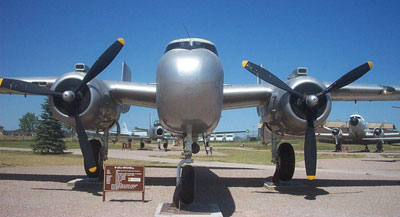 North American B25 in Museum