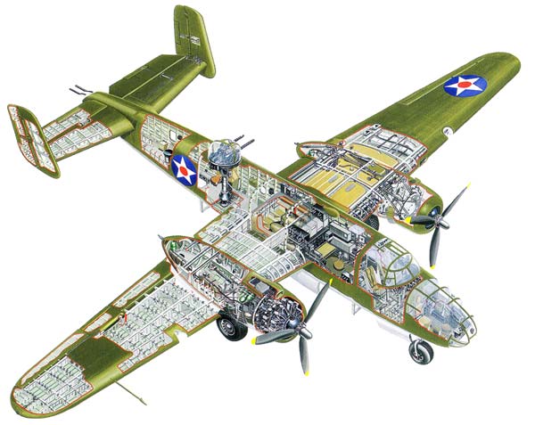 B25 Cutaway