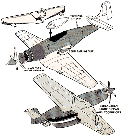 Assembly Details of the P-51 Mustang