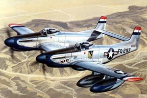 P-82 Twin Mustang-flying