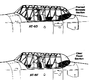 SNJ-Harvard Texan canopies