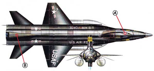 North American X-15 Callout Top