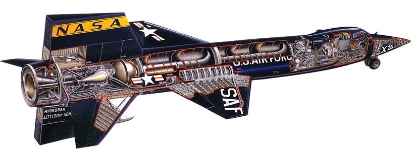X-15-cutaway