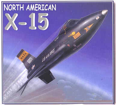 North American X-15 manned rocket 