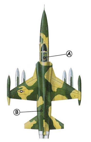 Northrop F-5 Callout Top