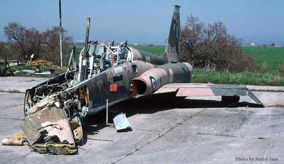 Northrop F-5 Freedom Fighter Crash