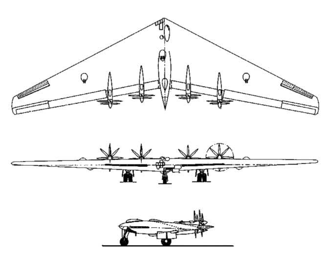 Nothrop XB-35 Flying Wing