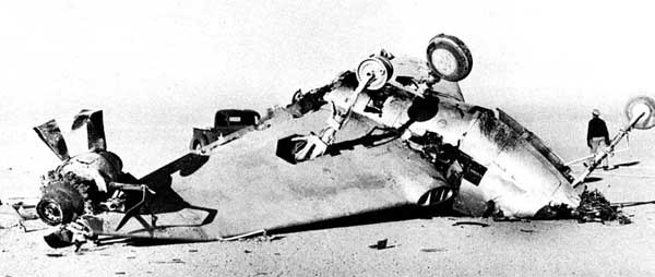 Northorp XP-56 Black Bullet Crash