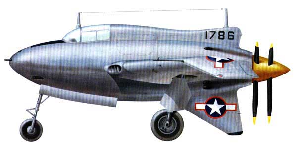Northorp XP-56 Black Bullet First Prototype Color