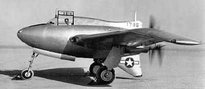 Northorp XP-56 Black Bullet First Prototype Profile 
