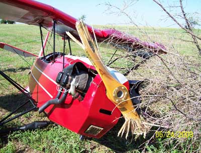 Pietenpol Air Camper Crash