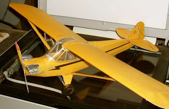 Piper Cub downloadable caaedmodel from Fiddlersgreen