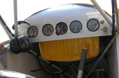 Piper Cub Cockpit