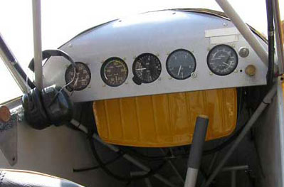 Piper Cub Cockpit