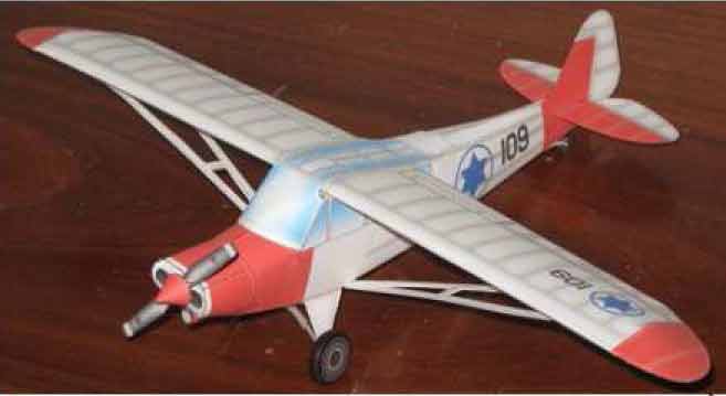 PA-18 Piper Super Cub repainted by Tim Allen for Fiddlersgreen.net