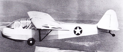 Piper TG-8 Training Glider in Tow