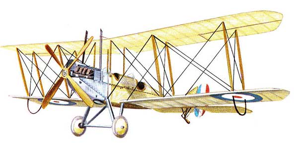 Royal Aircraft Factory B.E.2 - reconnaissance aircraft, bomber