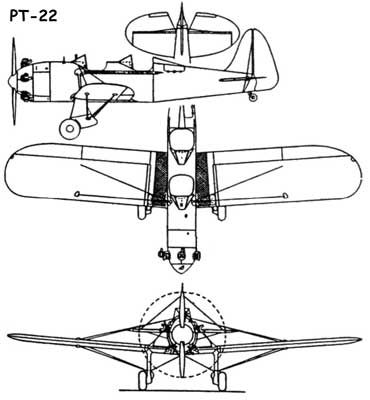 3 View of the Ryan PT-22