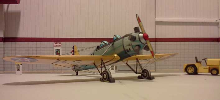 PT-22 cardmodel in Hanger