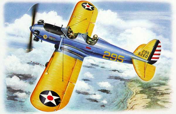 Illustration for Ryan PT-22 Trainer paper model