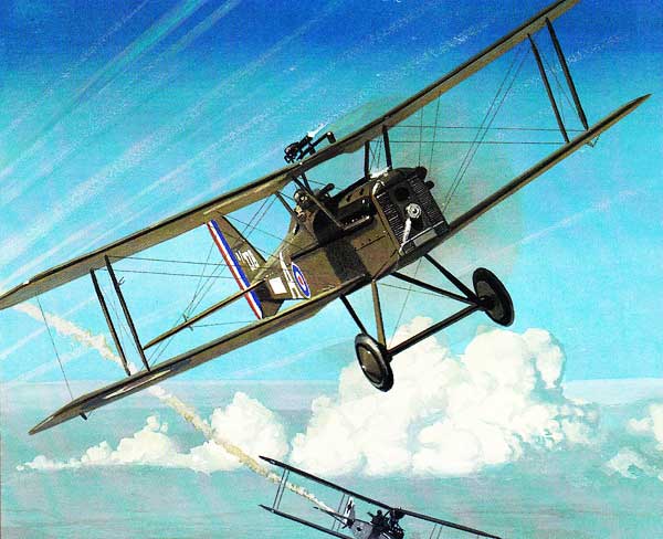 artwork for RAF SE5a paper model download