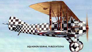 SPAD XIII-checkered