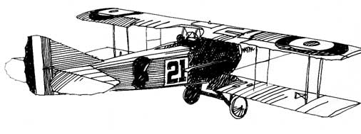 SPAD XIII sketch