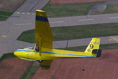Schweizer 2-22 -landing