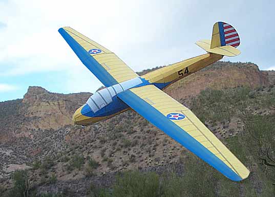 illustration for Schweizer Sailplane paper model