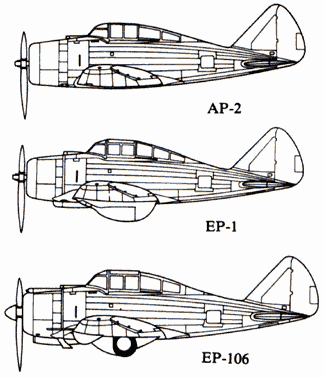 Seversky P-35 3 version