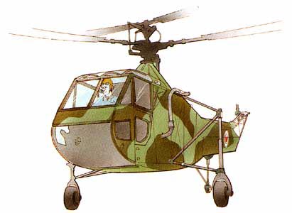 SIkorsky R-4 in Camo