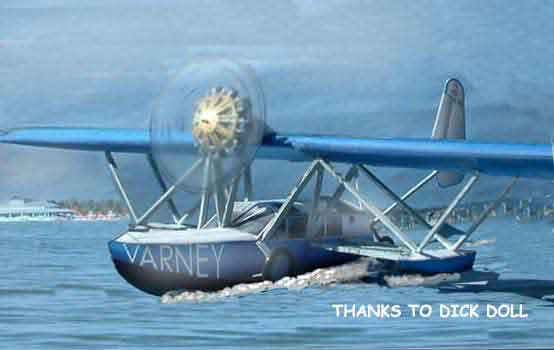 picture of a Sikorsky S-39 Amphibious Flying Boat paper model