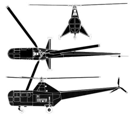 R-5 (S-55) 3view