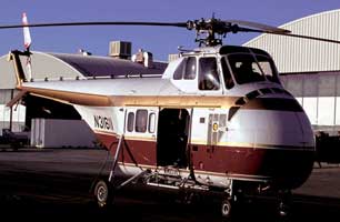 Parked Sikorsky S55.
