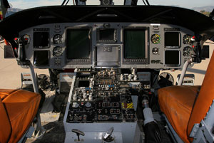 Sikorsky S-64 (CH-54) Skycrane Helicopter Cockpit
