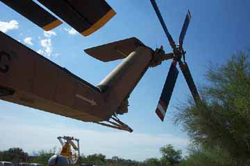 Sikorsky S-64 Skycrane tail