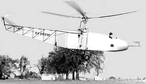 Igor Sikorsky testing the VS300