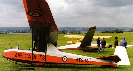 Slingsby Tutor at Glider meet