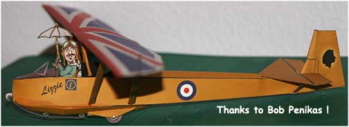 Slingsby Tutor paper model